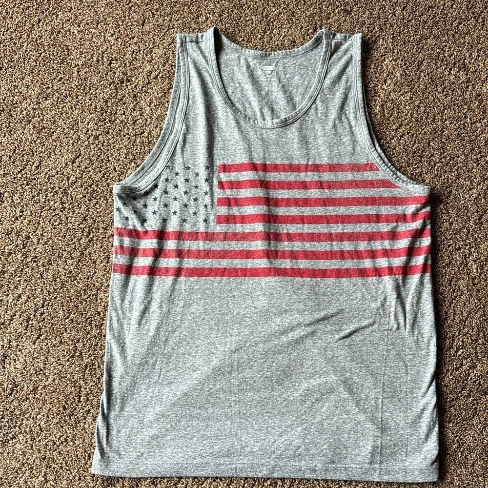 Old Navy American Flag Men’s Tank Top